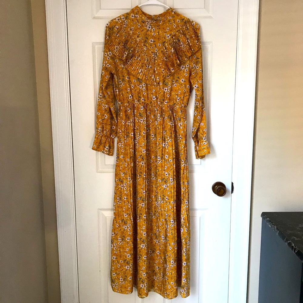 Floral / flower maxi dress size Small